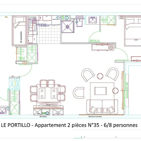 Appartement Résidence Le Portillo - Piscine - 2 Pièces Pour 8 Personnes Mae-6093 *